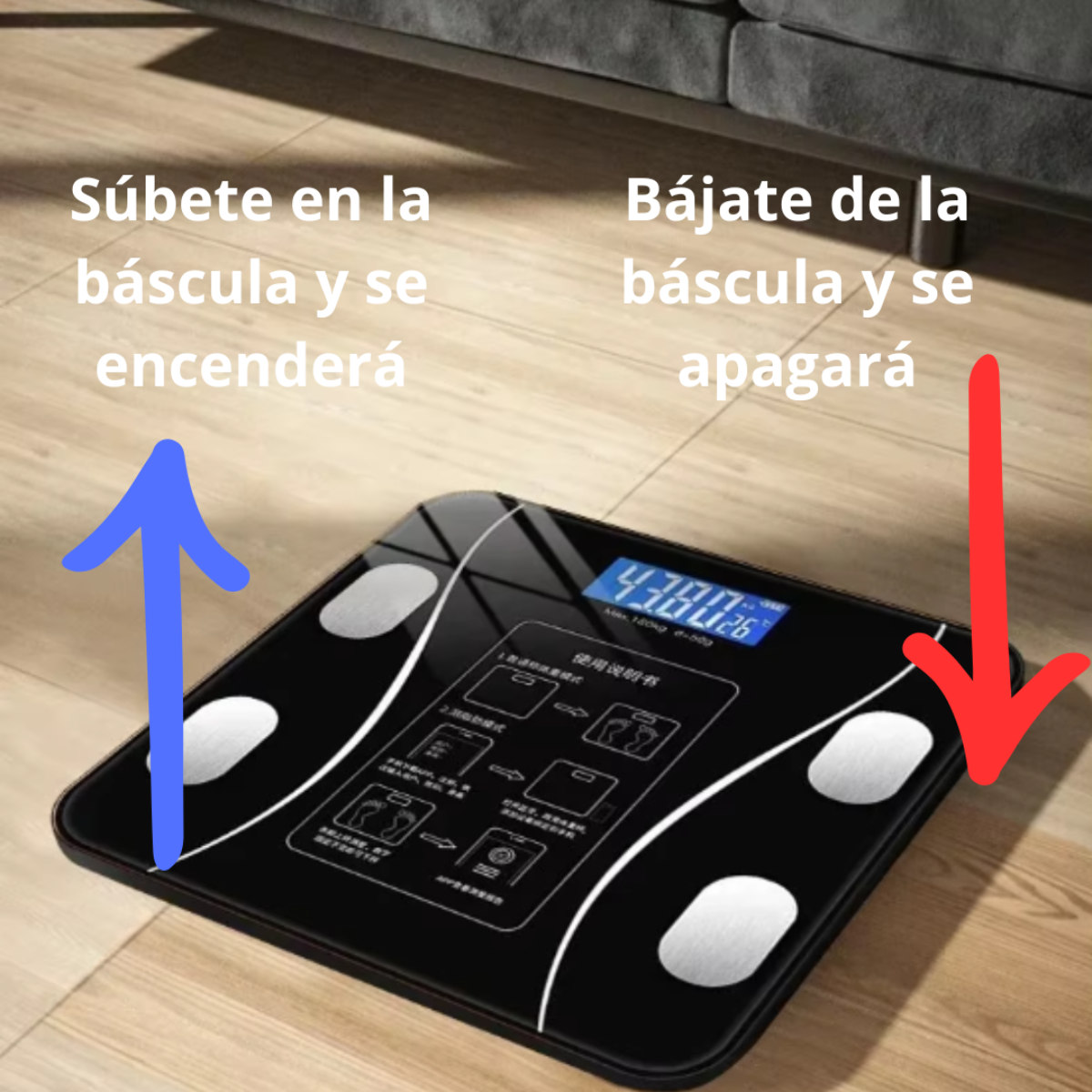 Báscula bluetooth BodySense