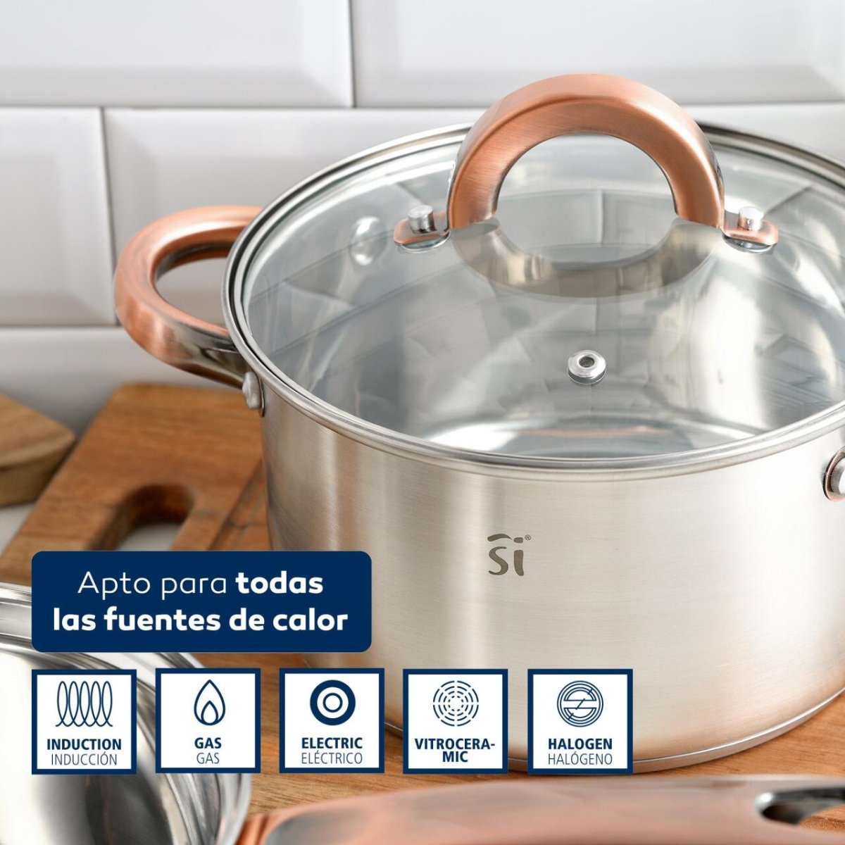 Batería de Cocina 5 Piezas San Ignacio Onil