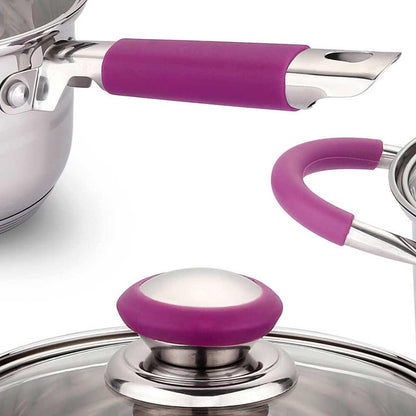 Batería Cocina Set 8 Piezas Chef Hannover