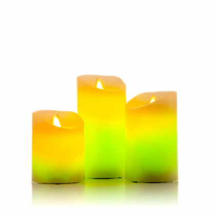 Velas LED Multicolor Lendles 3 Unidades